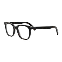 DIOR Plastic Rectangular Eyeglass Frames Unisex Black