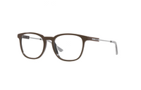 PRADA Nylon Acetyl Irregular Shape Eyeglass Frames Women's Brown