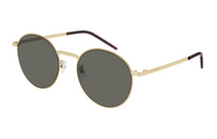 SAINT LAURENT Metal Round Sunglasses Unisex Gold
