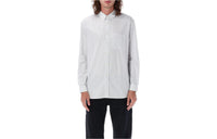 SAINT LAURENT Striped Long-sleeve Cotton Shirt