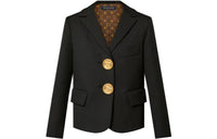 LOUIS VUITTON Oversized Anchor Button Blazer