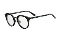 DIOR Metal Round Eyeglass Frames Women's Black