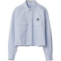 MIU MIU Striped Cotton Shirt