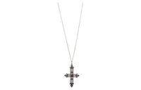SAINT LAURENT Brass Metal Necklaces Women's Silver