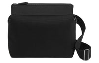 HERMES Militaire Canvas With Regate Taurillon Leather Shoulder Bag Crossbody Bag Men's Black