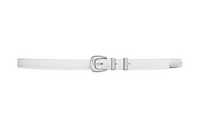 CELINE Leather Belts Women's White