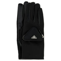 PRADA Triangle logo Gloves