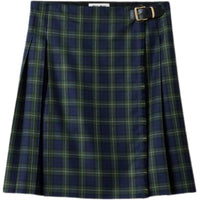 MIU MIU Casual Short Skirts Women's Army Green