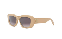 CELINE Rectangular Sunglasses Women's Brown