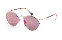 DIOR Metal Aviator Sunglasses Women's Tortoiseshell