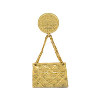 CHANEL 1990 2000 Classic Flap Brooch