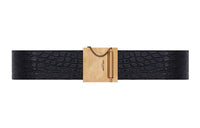 SAINT LAURENT Minimalist Style Fashion Trend Smooth Buckle Leather Belts Women's Width: 3.5cm