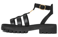 CELINE Roman Sandals 4cm Women's Black