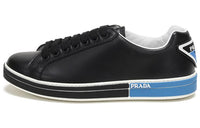 PRADA Stylish Skateboarding Shoes Men's Black Blue