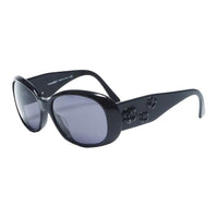 CHANEL 2000 Camellia Oval frame Sunglasses