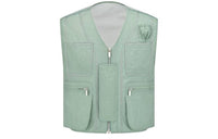 DIOR Logo Embroidered Zip Up Vest