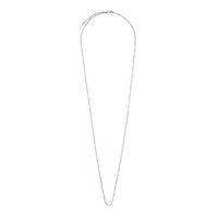SAINT LAURENT Brass Necklaces Men's Silver