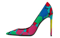 SAINT LAURENT Zoe Slim Heel High Heels 10.5cm Women's Multicolor