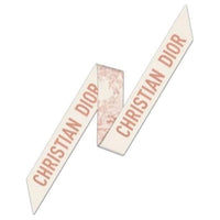 DIOR Silk Silk Scarves Women's White