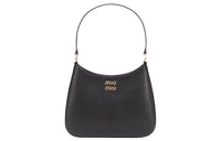 MIU MIU Leather Shoulder Bag Handbags Shoulder Bags Women's Black