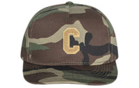 CELINE Baseball Caps Unisex Camouflage Green