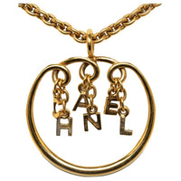 CHANEL Pre-Owned 1970-1980 Logo Letter Chain Necklace