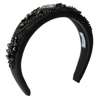 PRADA Recycled Nylon Headbands Women's Black