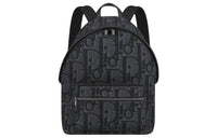 DIOR Smooth Cow Leather Detail Backpack Men's Black