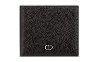 DIOR Cow Leather Wallet Men's Black
