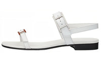 HERMES Strap Sandals Women's White