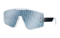 DIOR Irregular Shape Sunglasses Men's Blue
