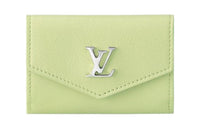 LOUIS VUITTON Calfskin Wallet Mini Women's Green