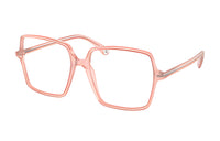 CHANEL Plate Frame With Metal And Plate Square Optical Glasses Unisex Pink