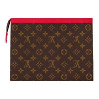 LOUIS VUITTON Pochette Voyage Mm Colormania Red