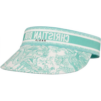 DIOR Cotton Sun Protection Hats Women's Sea Blue