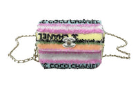 CHANEL Leather Mouth Cover Bag Crossbody Bag Mini Women's Multicolor