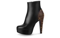 LOUIS VUITTON Ankle Boots Women's Black