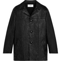 CELINE FW24 Leather Jacket Men's Black