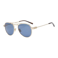 SAINT LAURENT Metal Nylon Aviator Sunglasses Unisex Gold
