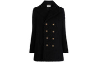 SAINT LAURENT Coats Women's Black