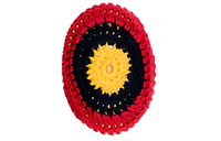 PRADA Brooch Women's Black/Yellow/Red