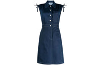 PRADA Sleeveless Dress Women's Blue
