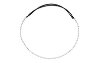 SAINT LAURENT Hair Band Women's Silver
