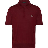 PRADA Polo Shirt Men's Burgundy