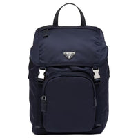 PRADA Recycled Nylon Backpack Men's Marine Blue