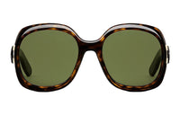 DIOR Oval Sunglasses Women's Tortoiseshell