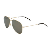 SAINT LAURENT Metal Aviator Sunglasses Men's Gold
