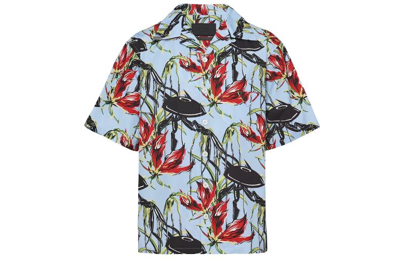 PRADA Allover Graphic Printed Shirt