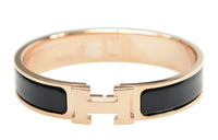 HERMES Bangles Women's Black