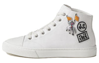 HERMES Illico High Top Skateboard Shoes Women's White